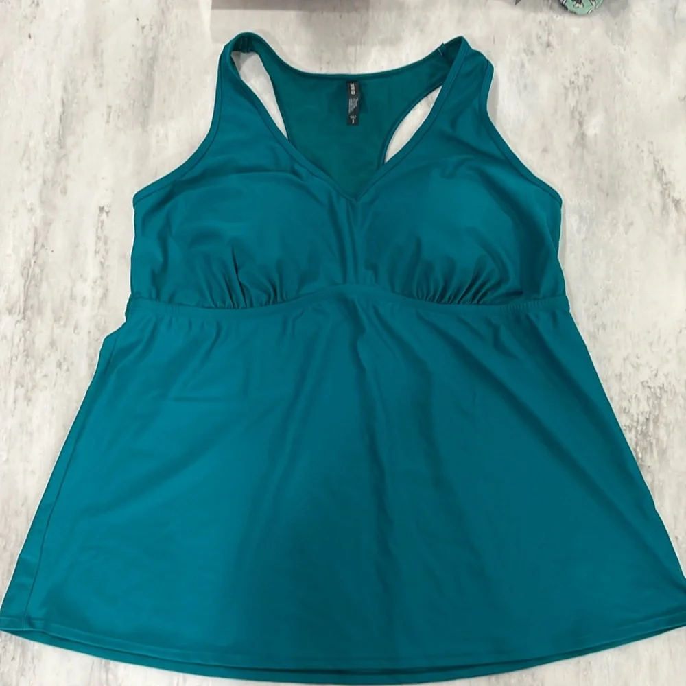 Torrid women’s racer back swim suit top SZ 3 - Picture 1 of 4